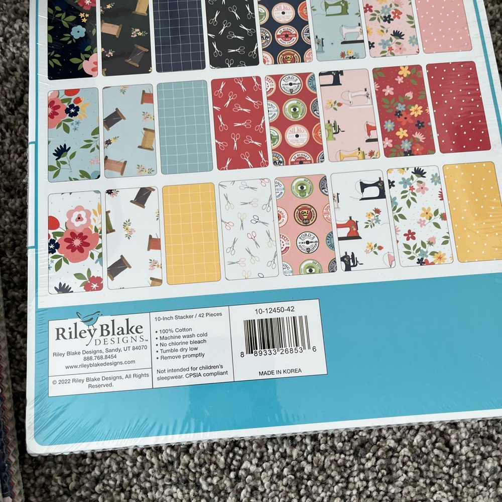 Sew Much Fun 10 Inch Stacker by Riley Blake - Picture 2 of 2